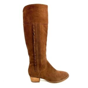 Blondo Women's Brown Nestle Knee High Suede Waterproof Boots‎ Size 9.5